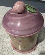 The Essex Collection Bois Darc Tutti Frutti Canister W Lid Portugal Beets