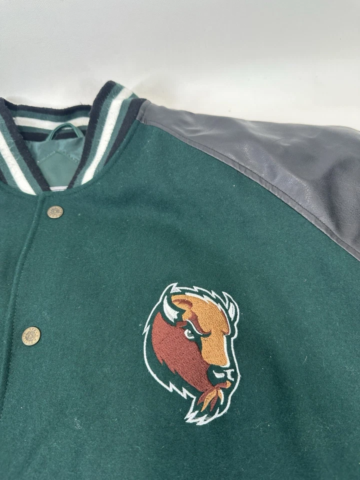 Marshall University Steve & Barrys Bomber Wool Blend Varsity Jacket Mens XL - Image 2 of 4