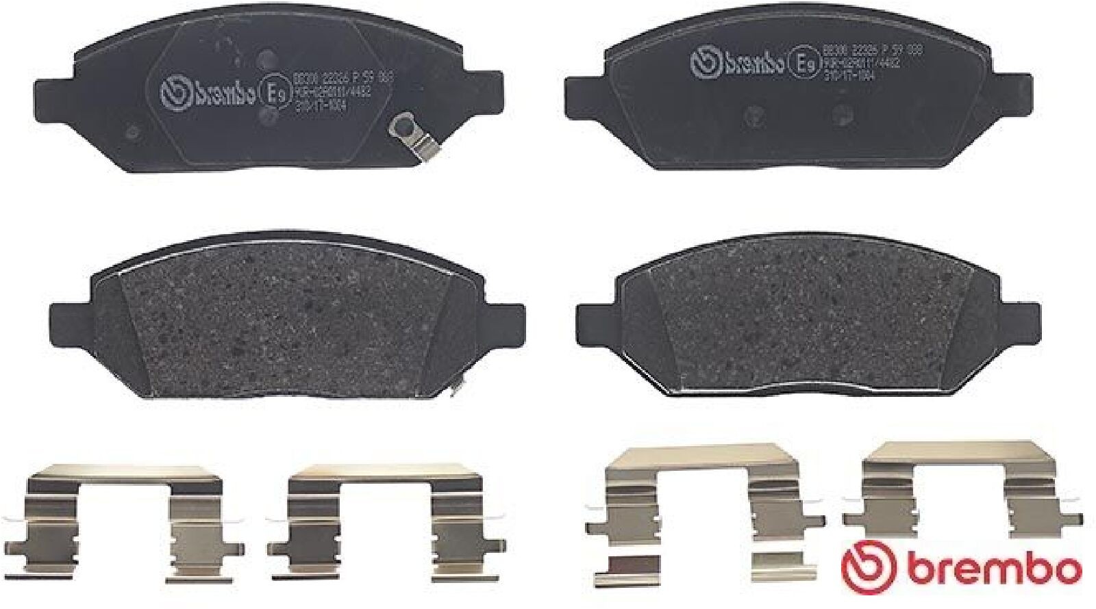 Für BREMBO P 59 088 HAM PADS. PRZEDNIE FRONT TRW OPEL/VAUXHALL - Bild 4