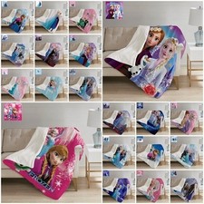 Frozen Princess Elsa^Anna Fleece Blanket Throw Sofa Warm Soft Blanket Flannel