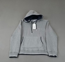 Ben Sherman Hoodie Mens Small NWT Gray Fleece Pullover Cotton Blend