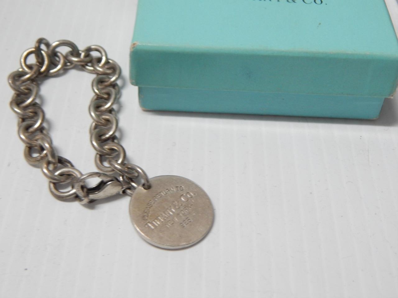 SOLID HEAVY TIFFANY STERLING SILVER RETURN TO rou… - image 3