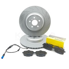 FOR BMW 840d G14 G15 G16 M SPORT REAR BRAKE DISCS TEXTAR PADS 370mm
