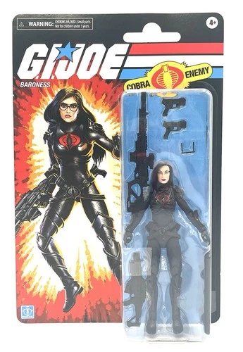 Hasbro G.IJoe Classified Series Retro Collection Cobra Baroness Boxed 6 Inch