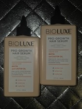 BioLuxe Pro-Growth Hair Serum Biotin & Castor Oil 6.7 fl oz Lot Of 2