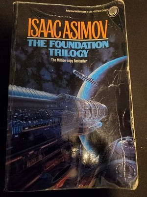 Isaac Asimov- The Foundation Trilogy - 1983 Del Rey Science Fiction paperback