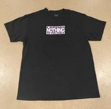 Pleasures Table Black T-shirt Size Large. Front And Back Print.