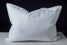 Goose Down Feather Soft Pillows One Pillow 100 Cotton Supportive Bed Pillow