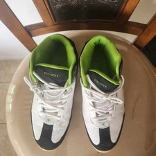 AND1 Men's Black, White & Green Basketball Sneakers Size 11