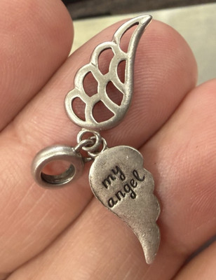 Chamilia Cham ~ Silver .925 ~ My Angel ~ Wings Bracelet Charm ~ 2 Grams Silver