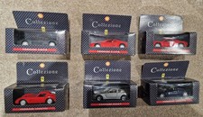 A collection of 6 Ferrari Model cars Shell  Diecast Model Collezione - All boxed