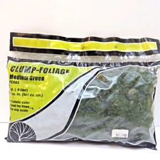 Woodland Scenics Landscaping CLUMP-FOLIAGE MED GREEN #FC683 Villages RailRoads