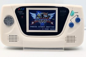 Sega Game Gear Console New Motherboard CleanScreen V4 LCD Screen 