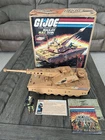 1985 GI Joe Mauler MBT Tank near Complete with Box Heavy Metal Figure - Working!