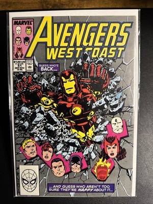 Avengers West Coast #51 1989 Marvel Comic Book     