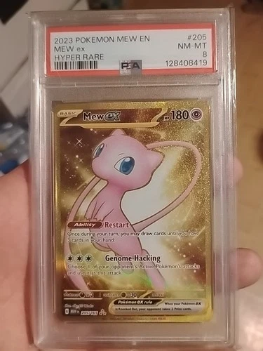 Mew EX 205 Pokemon 151 MEW EN PSA 8
