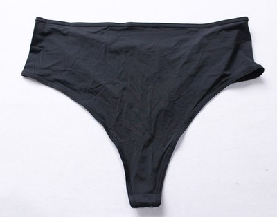 Third Love Women's Microfiber 24/7 Classic High Waist Thong ZG3 Black Small NWT