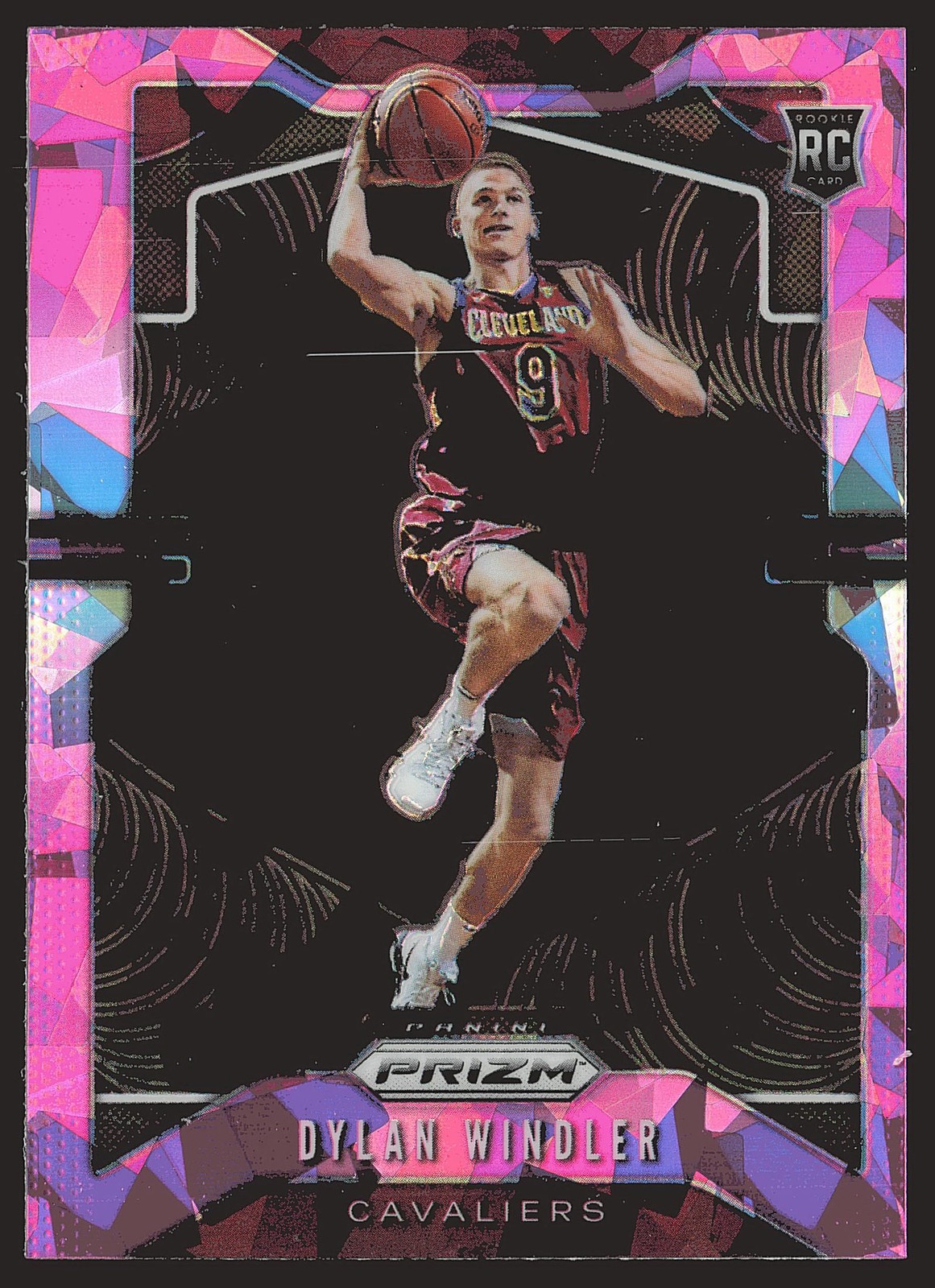 2019-20 Panini Prizm #270 Dylan Windler Prizms Pink Ice RC