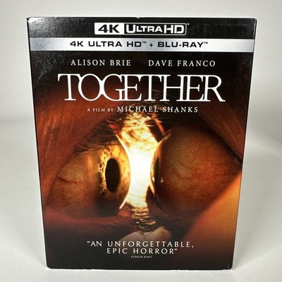 Together 4K UHD (NO BLU-RAY) w/ Slipcover 2025 Allison Brie Dave Franco