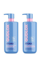 Gudlox Hydra Hyaluronic Shampoo & Conditioner Duo Dry Dehydrated Hair 2 x 400ml 11.24 per litre