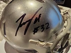 Riddell Speed Mini Helmet Signed TreVeyon Henderson Ohio State Buckeyes BAS