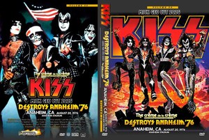 KISS Live at Anaheim Stadium, Anaheim, CA, USA 20th August 1976 PRO-SHOT Dvd