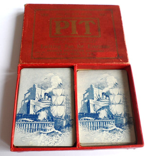 Antique PIT game BULL and BEAR edition by Parker Brothers. C. 1915 1920.