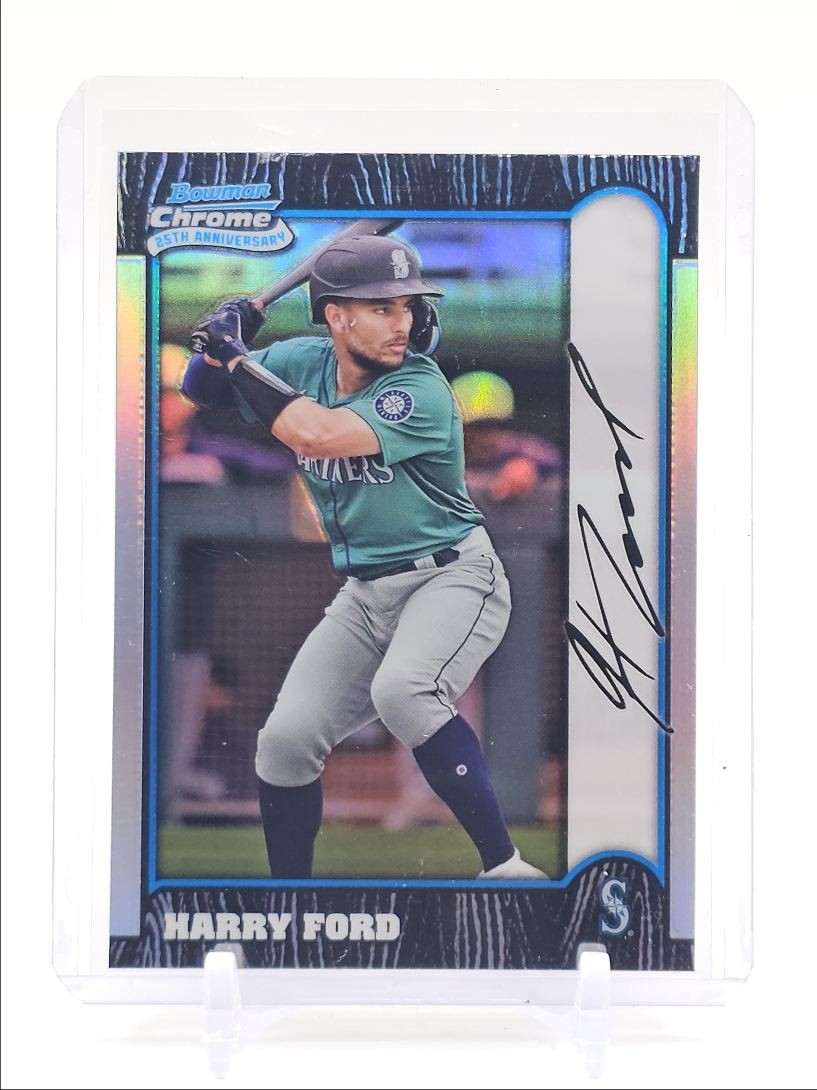 HARRY FORD 2024 BOWMAN CHROME 25TH REFRACTOR MARINERS Q3915