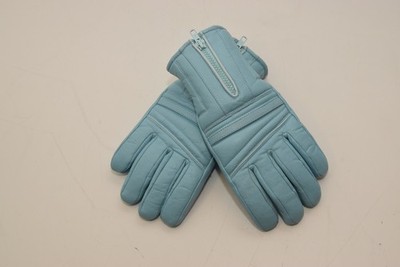 Thinsulate Leder Ski Handschuhe 1988 olympic winter games  hellblau Gr. 8,5