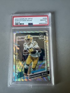 2023 Panini Donruss Optic - Rated Rookie Dontayvion Wicks #249 Wave /300