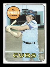 1969 Topps #268 Al Spangler Cubs EX *1e