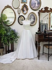 Michelangelo Strapless Organza Wedding Dress | Elegant A-Line Bridal Gown
