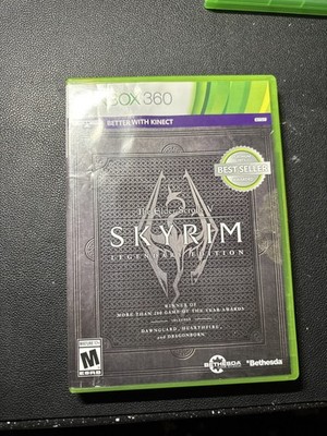 The Elder Scrolls V Skyrim Legendary Edition For Xbox 360 2 Disc By Bethesda CIB