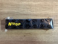 Nikon Camera Neck Strap, 30mm wide, Black, Genuine, NEW