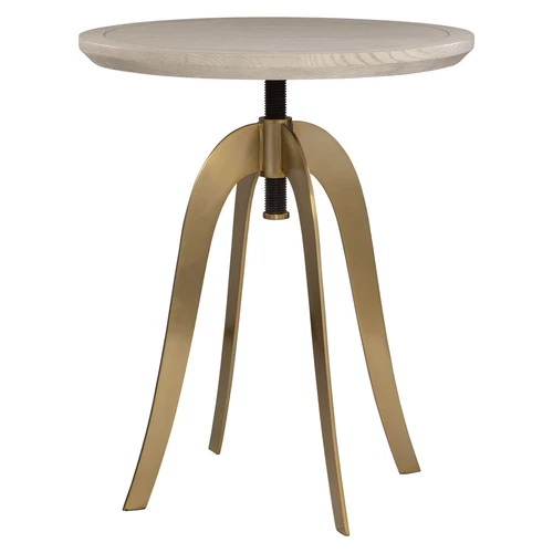 Uttermost Alice Oak Adjustable Accent Table - Picture 2 of 3