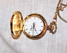 Limited Edition Commemorative Quartz Pocket Watch Statue of Liberty 1986