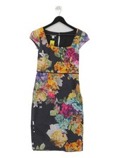 Monsoon Bodycon Midi Dress UK10 in Black