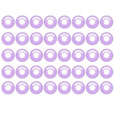 Plastic Book Binding Discs 40Pcs 28mm Circle Discbound Expansion, Purple
