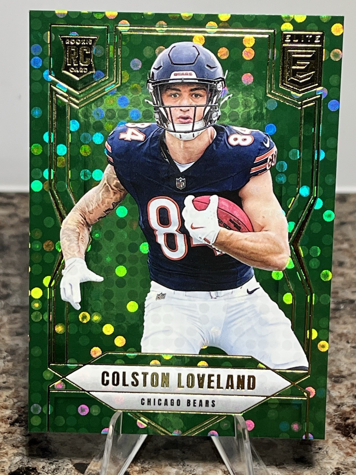 2025 Panini Donruss Elite - Rookies Colston Loveland #109 Green Disco (RC)