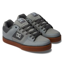 DC Pure Men's Skate Shoes, Carbon/Gum, M10