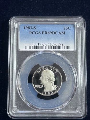 1983-S Washington Quarter Proof — photo from another recent sale