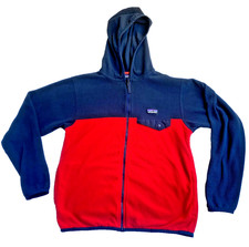 Patagonia Kids Lightweight Fleece Zip Hoody Jacket Micro D Snap-T, Size L 12 