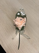 Men  s Peach Flower Suit Buttonhole Wedding Accessory Formal Events Accessory