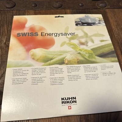 Kuhn Rikon Swiss Flametamer-Massive Aluminum To Conduct/Hold Heat-Protects Pans