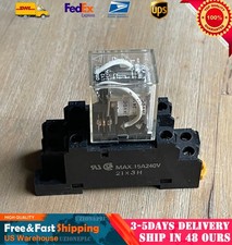 OMRON LY2 RELAY 24VDC 8 PIN WITH PTF08A-E SOCKET BASE