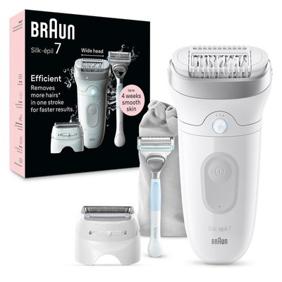 Braun Silk-épil 7 Epilator, Wet  Dry, Lasting Smooth Skin, SE7-141