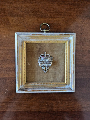 Vintage Order of the Garter Crest Plaque Honi Soit Qui Mal Y Pense Crown UK