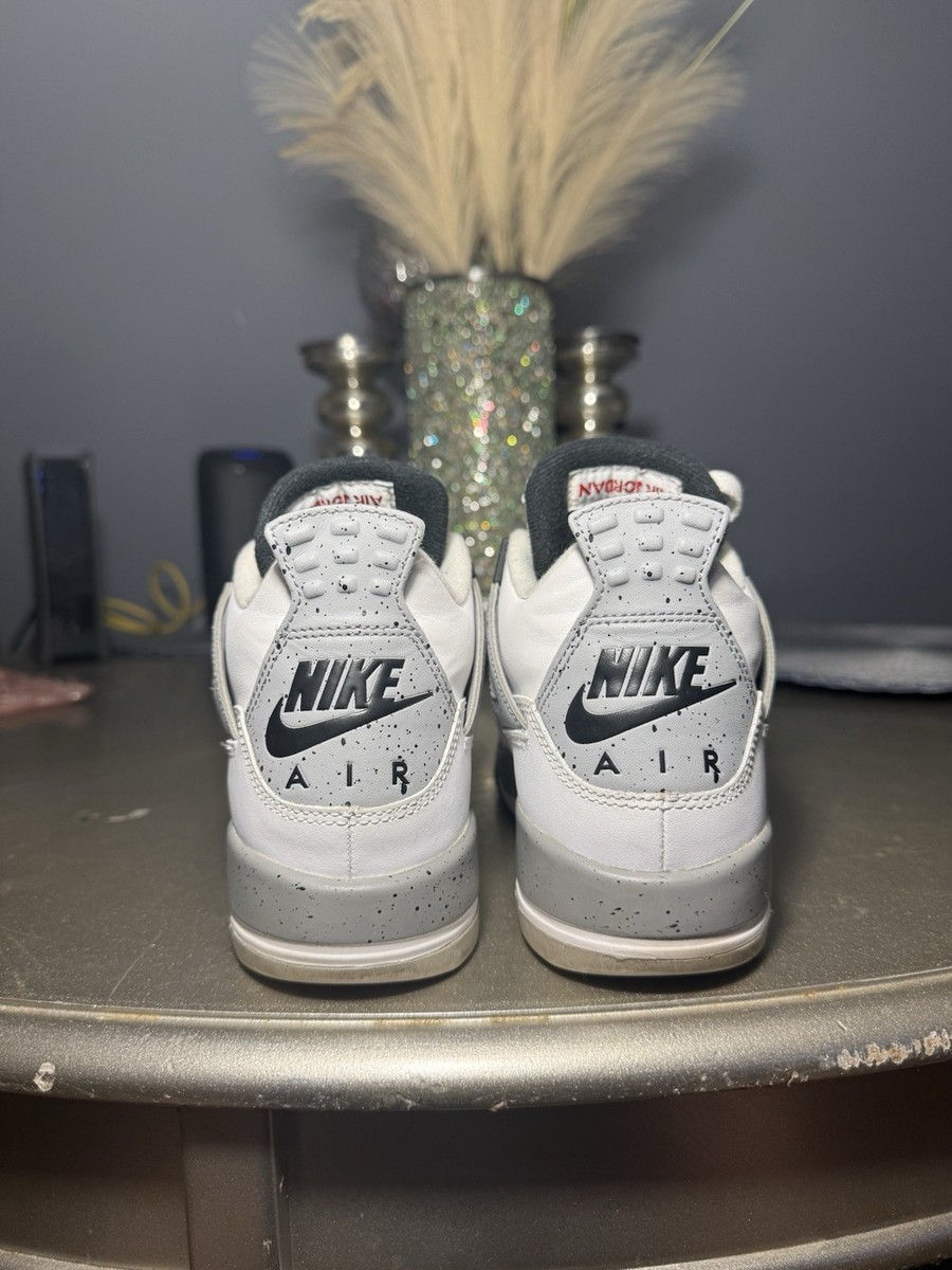 Nike Air Jordan 4 Retro OG White Cement 2016 5.5Y GS Used | eBay