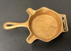 Vintage GRISWOLD 00 Mini Cast Brass Skillet Ashtray 570 w/Match Holder Erie, PA