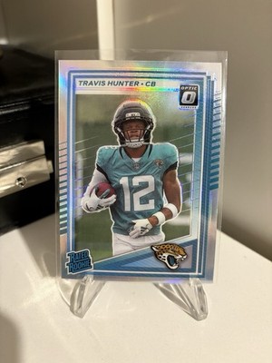 2025 Panini Donruss - Travis Hunter Jaguars Optic Rated Rookie Preview Silver SP